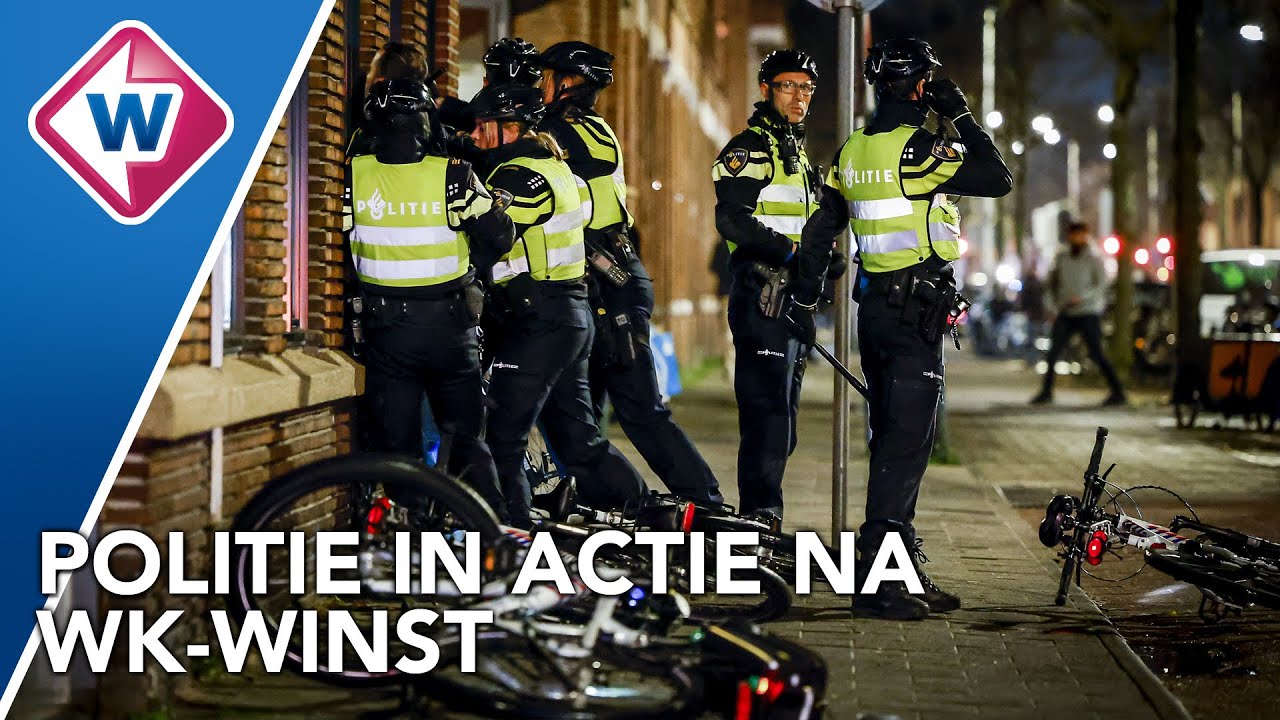 Feest in Schilderswijk slaat om in onrust na voetbalwedstrijd Marokko - OMROEP WEST