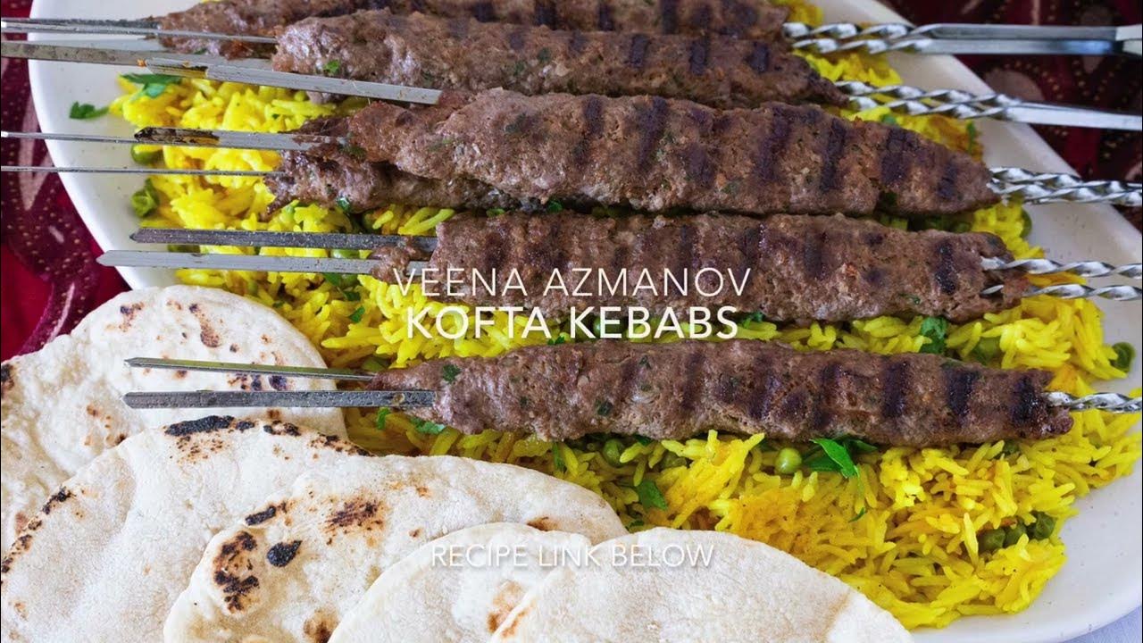 Kofta Kebabs Middle Eastern Ground Beef Skewers YouTube