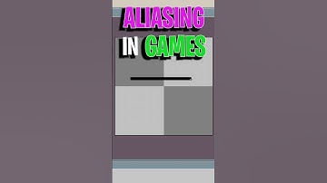 What is Anti-Aliasing? 🧊🎮 #Shorts #Gaming #GamingHistory #Lines #Pixels #Rendering