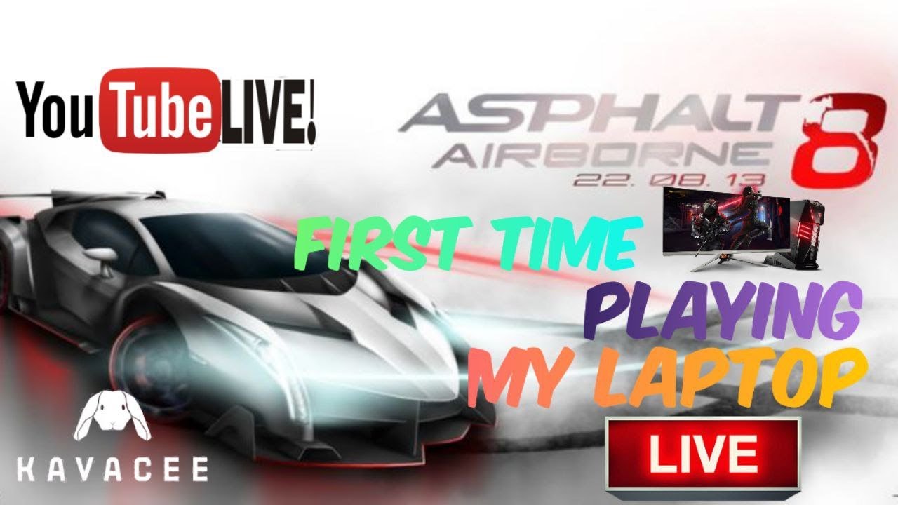 Asphalt 8: Airborne Video game Playing ON My Laptop First Time Gameplay ...