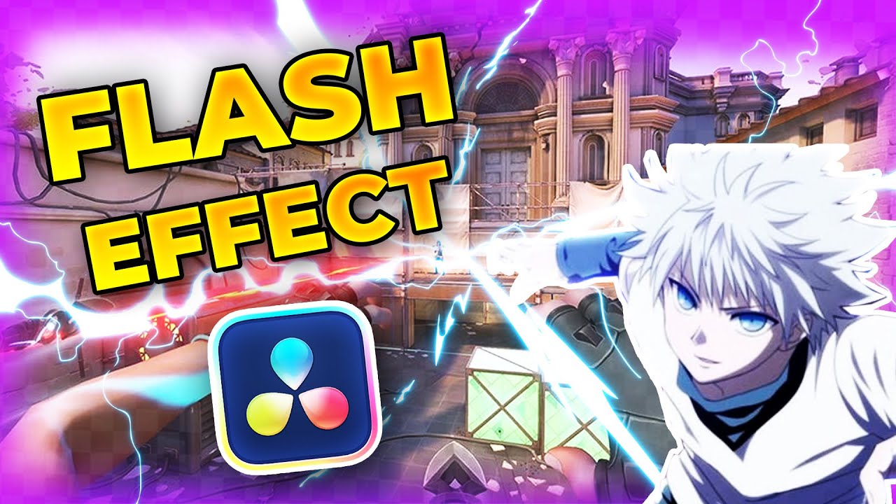 How to make flash effect in your Valorant montage Davinci Resolve