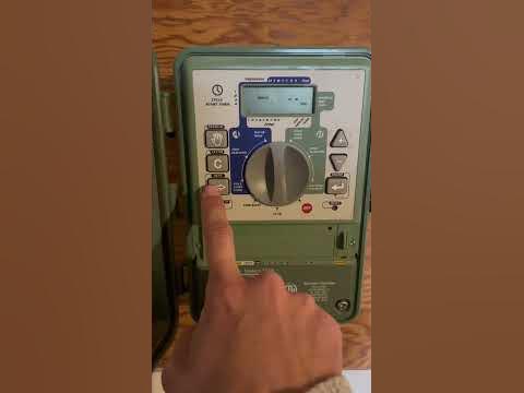 Orbit 57979 sprinkler manual zone testing - YouTube