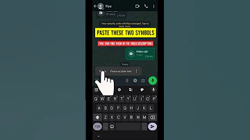 How To Send Invisible Message On WhatsApp Whatsapp Tricks 
