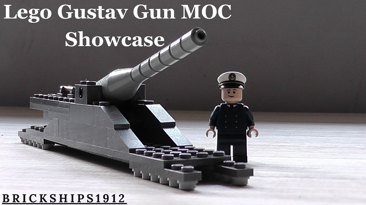 Lego Gustav Gun MOC showcase 