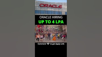 Oracle Hiring For Associate Software Engineer