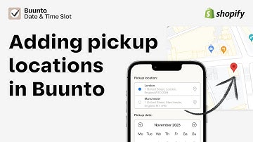 Pickup Locations in Buunto Date picker Shopify App