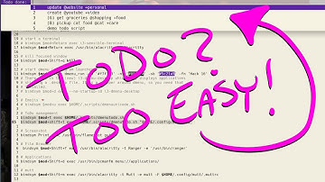 Easy ToDo Lists with dmenu