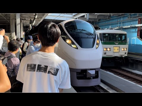 【MH有り！】E657系K4編成がミュージックホーンを鳴らして品川駅を発車するシーン（2022.6.12）