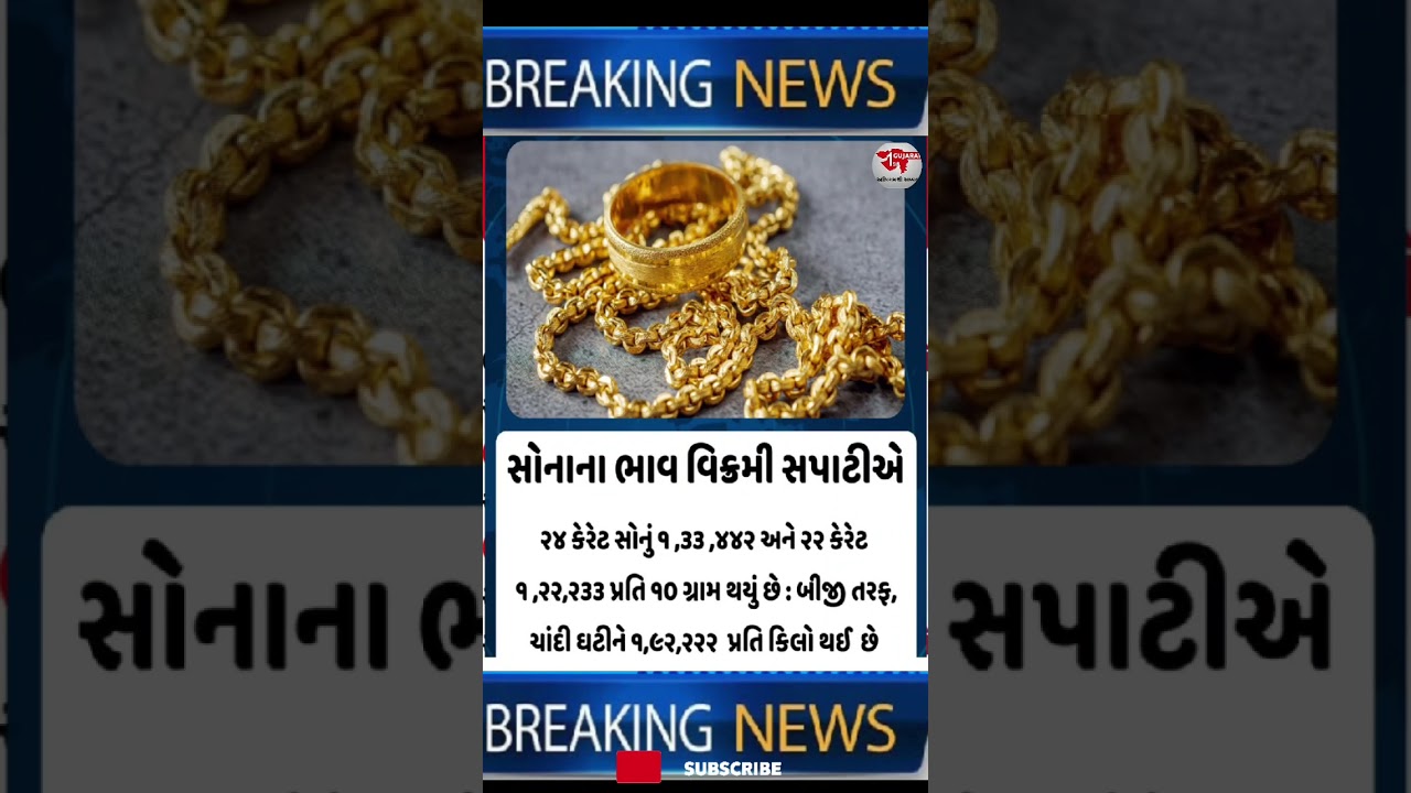 📈 સોનાના ભાવ વિક્રમી સપાટીએ! | Gold Price Today 