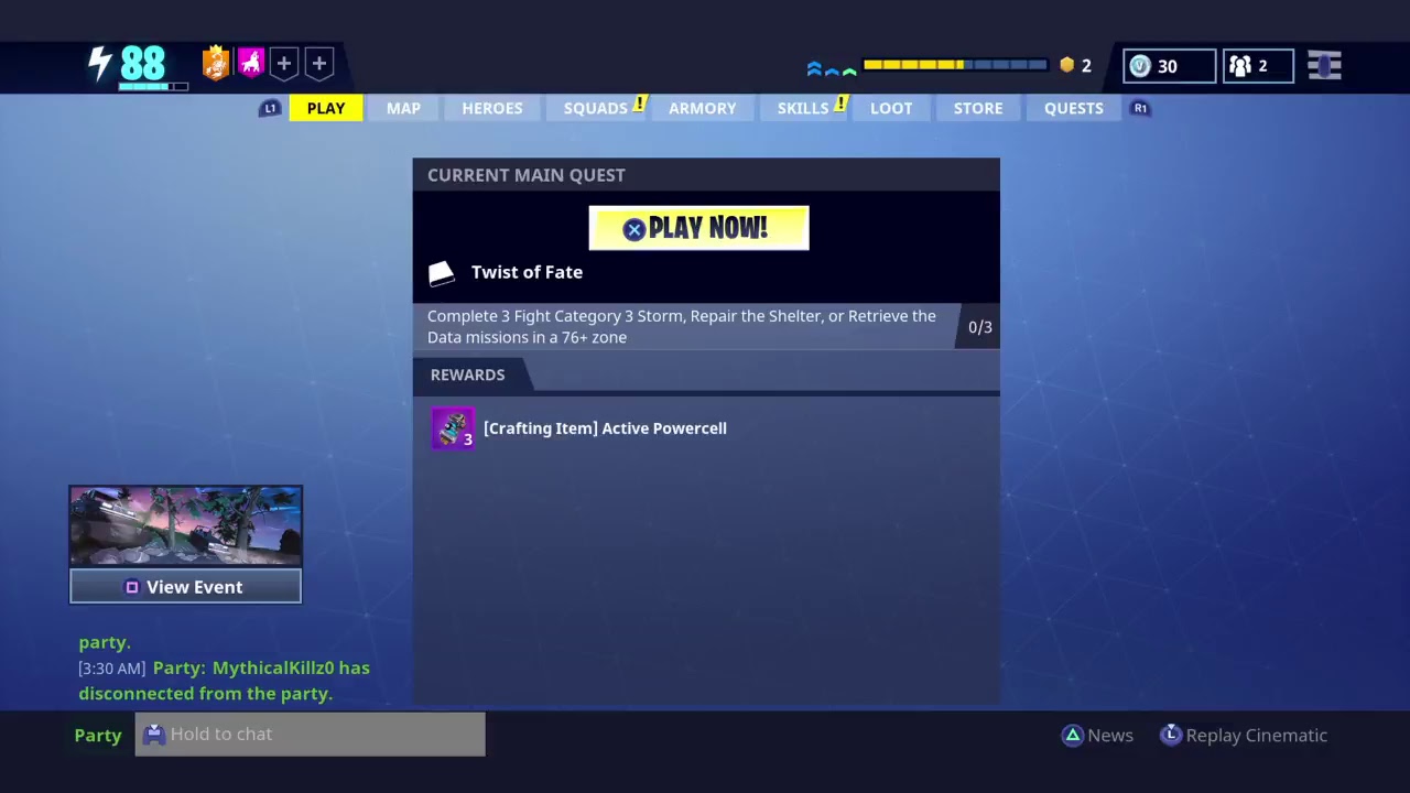 Farming lvl 100 storm chest STW power 86 YouTube