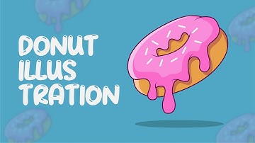 Tutorial Simple Donut Illustration in Adobe Illustrator