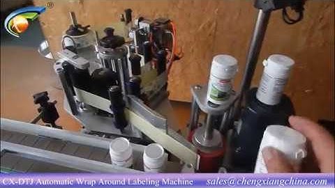 CX-DTJ Automatic Wrap Around Labeling Machine for plastic bottle