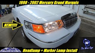 19982002 Mercury Grand Marquis Headlight + Corner Marker Light Install