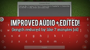 JSON on Signs, /tellraw: How it all works [Improved Audio + Edited!] | Minecraft Bedrock Edition
