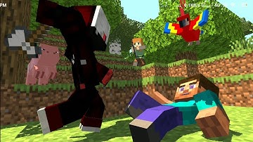 Alex and Steve life minecraft animation | Prisma 3d | Part -3