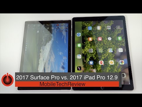 2017 Surface Pro vs. 2017 iPad Pro 12.9