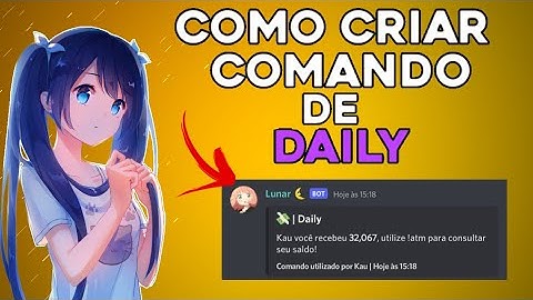 Como criar comando de daily - Bot Designer for Discord