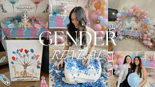 my sister’s gender reveal party! *SO CUTE* (˶ᵔ ᵕ ᵔ˶) | msjeanius ♡