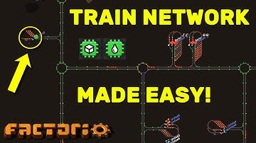 How to build a scalable Train Network in Factorio? LTN Style Interrupts!