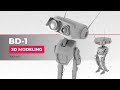 Speed Modeling BD-1 STAR WARS