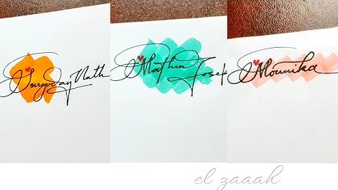 Signature Style Name Compilation Part1: Subscribers