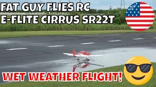 Wet  Weather Flying with the E-flite Cirrus SR22T by Fat Guy Flies RC