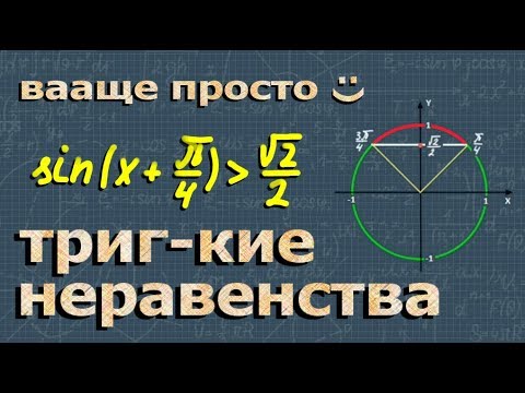 ТРИГОНОМЕТРИЧЕСКИЕ НЕРАВЕНСТВА 10 класс тригонометрия