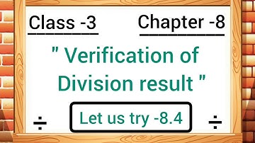 Class -3  (Let us try -8.4)