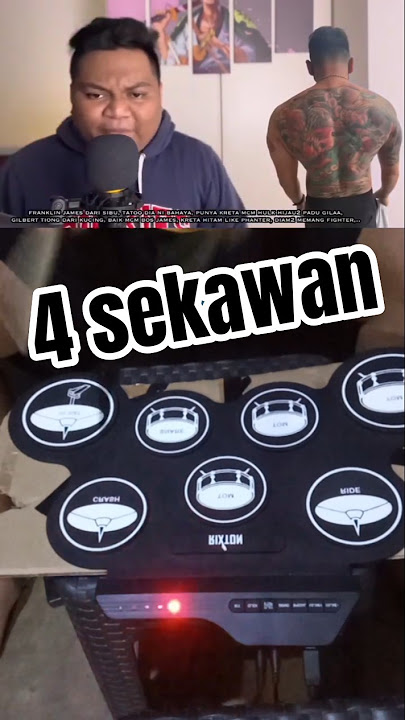 4 Sekawan - Man kinabalu, collab drum portable #4sekawan #16baris