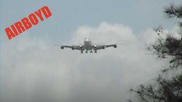 JAL 747 Crosswind Landing Version H.264 Test