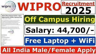 Wipro Recruitment 2025 | Wipro New Vacancy 2025 | Wipro Jobs 2025 | Wipro Job Hiring 2025