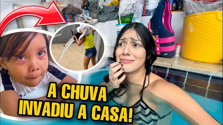 A CHUVA INVADIU A CASA DA VALENTINA!! *fui abandonada na piscina* 😭