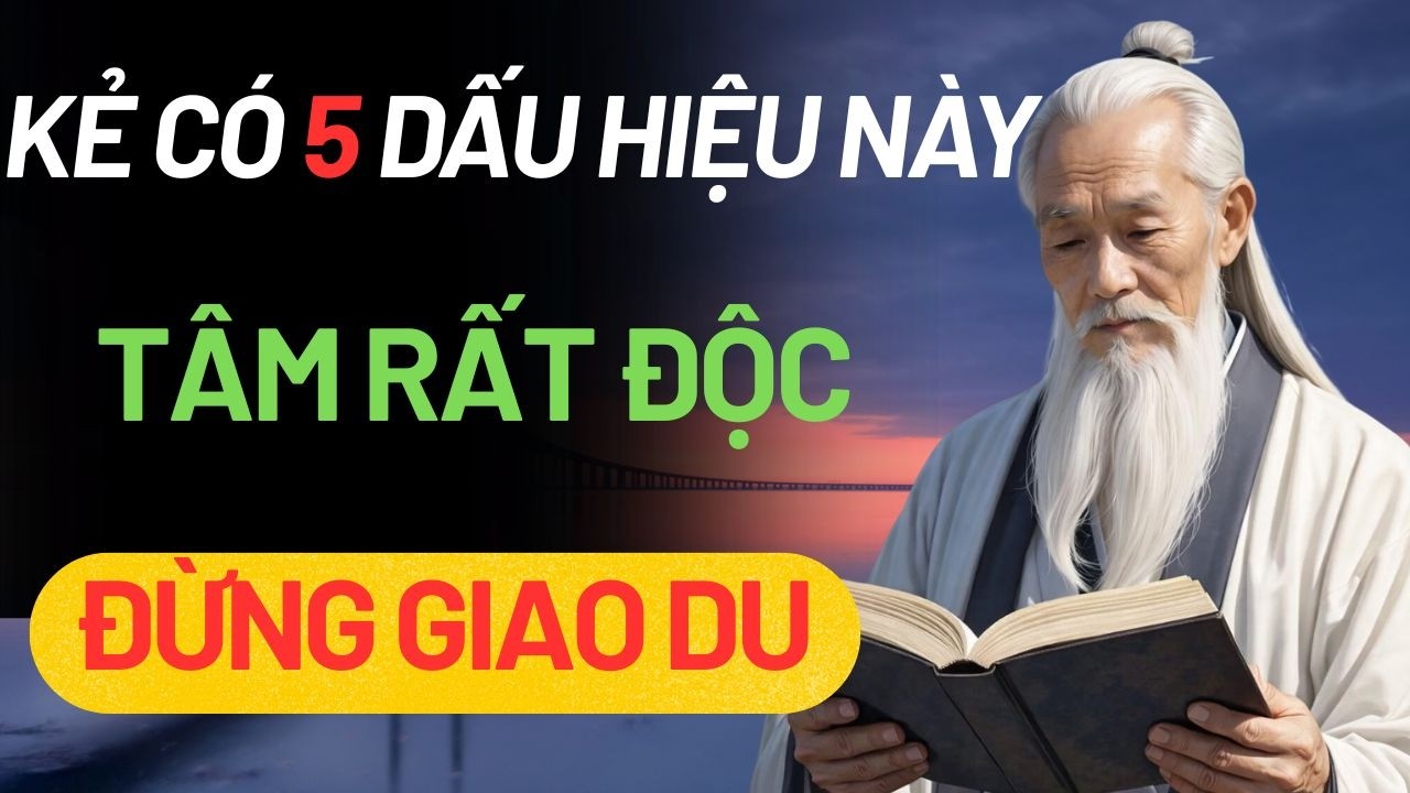 CỔ NHÂN DẠY: KẺ CÓ 5 DẤU HIỆU NÀY, TÂM RẤT ĐỘC, ĐỪNG GIAO DU | Triết lý cuộc sống