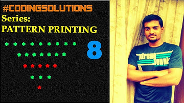 8-C PROGRAM TO PRINT A PATTERN#CodingSolutions