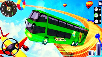 Bus Simulator Games - Mega Ramp Bus Stunts Impossible Tracks 3D - Android Gameplay