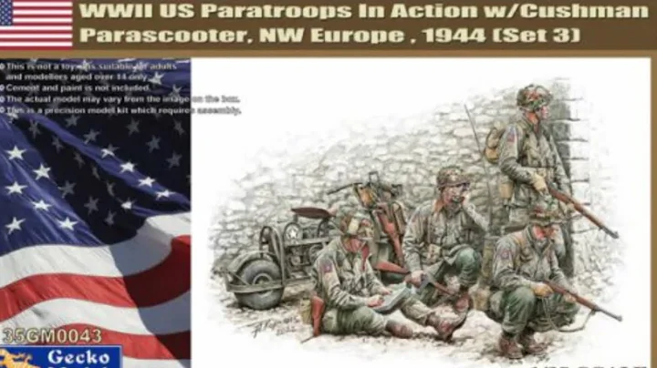 1/35 WW2 Cushman Parascooter. Gecko Models,Review on set 1,and 3