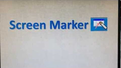 Screen Marker--Desktop Annotation Tool