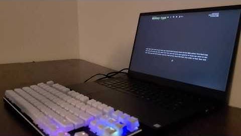 Glorious GMMK TKL with Kailh Bronze Switches Typing Sounds ASMR