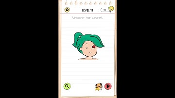 Brain Test All Star Level 77 Uncover her secret