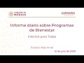 Conferencia de prensa. Informe diario sobre Programas de Bienestar. Domingo 12 de julio, 2020