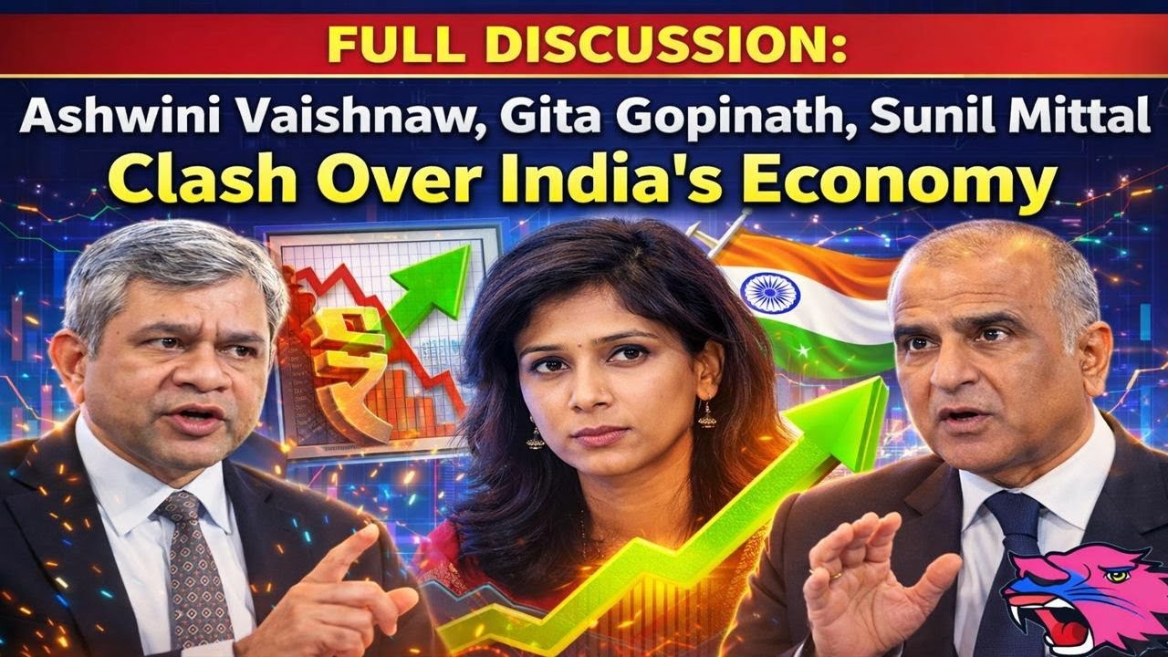 FULL DISCUSSION：Ashwini Vaishnaw, Gita Gopinath, Sunil Mittal Clash Over India’s Economy