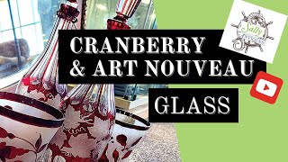Antique Glass | Cranberry & Art Nouveau Glass