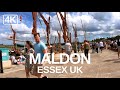 [4K] Maldon Promenade Park and Town (June 2020) A Virtual Walking Video of Maldon, Essex, UK.