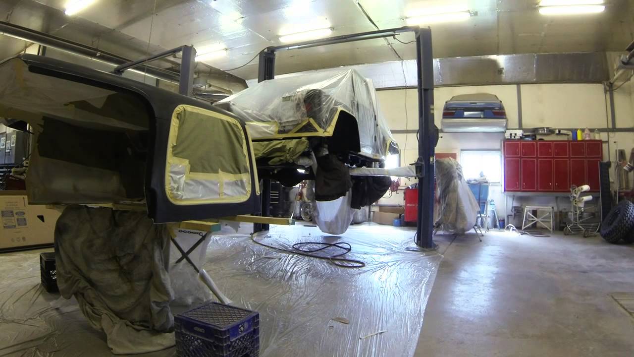 Jeep Bed liner Inside & out.