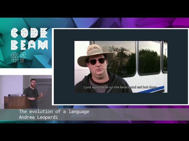 The evolution of a language