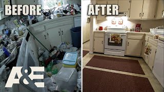 Hoarders: It Takes 35 People To Remove 6800 POUNDS of Hoard | A\&E