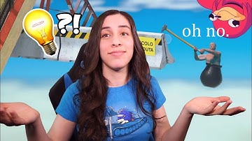 Finding Da Wae with Bennett Foddy - Getting Over It Part 1 - JustJesss