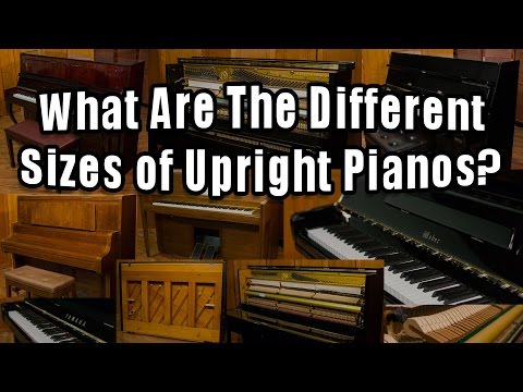 What Are The Different Sizes of Upright Pianos?