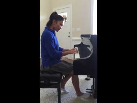 Megan's piano recital - YouTube