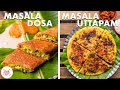 Masala Dosa & Uttapam Recipe | Mumbai Street Style | Dosa batter | Coconut Chutney | Sanjyot Keer